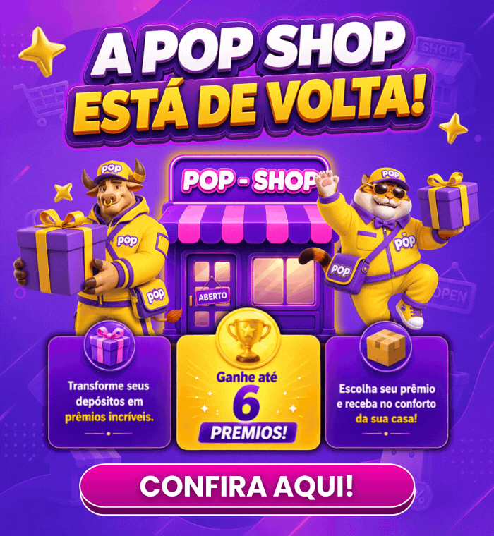 A POP SHOP ESTA DE VOLTA - Confira aqui!